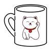 Maneki neko Mug