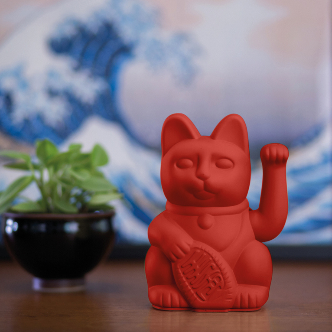 Maneki Neko Rouge design<br>Lucky cat Rouge