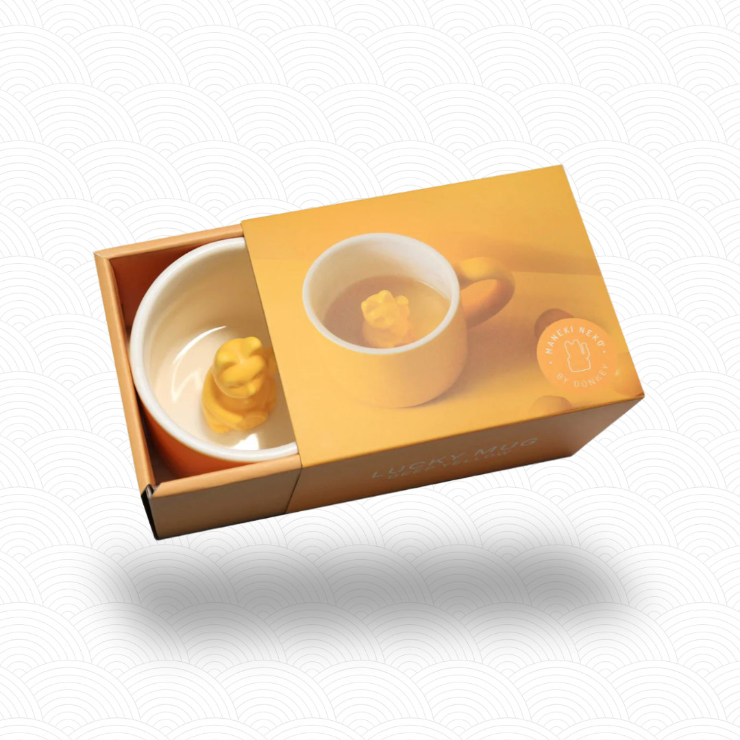 Maneki Neko mug Jaune