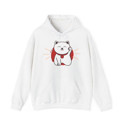 Sweat à capuche Maneki Neko