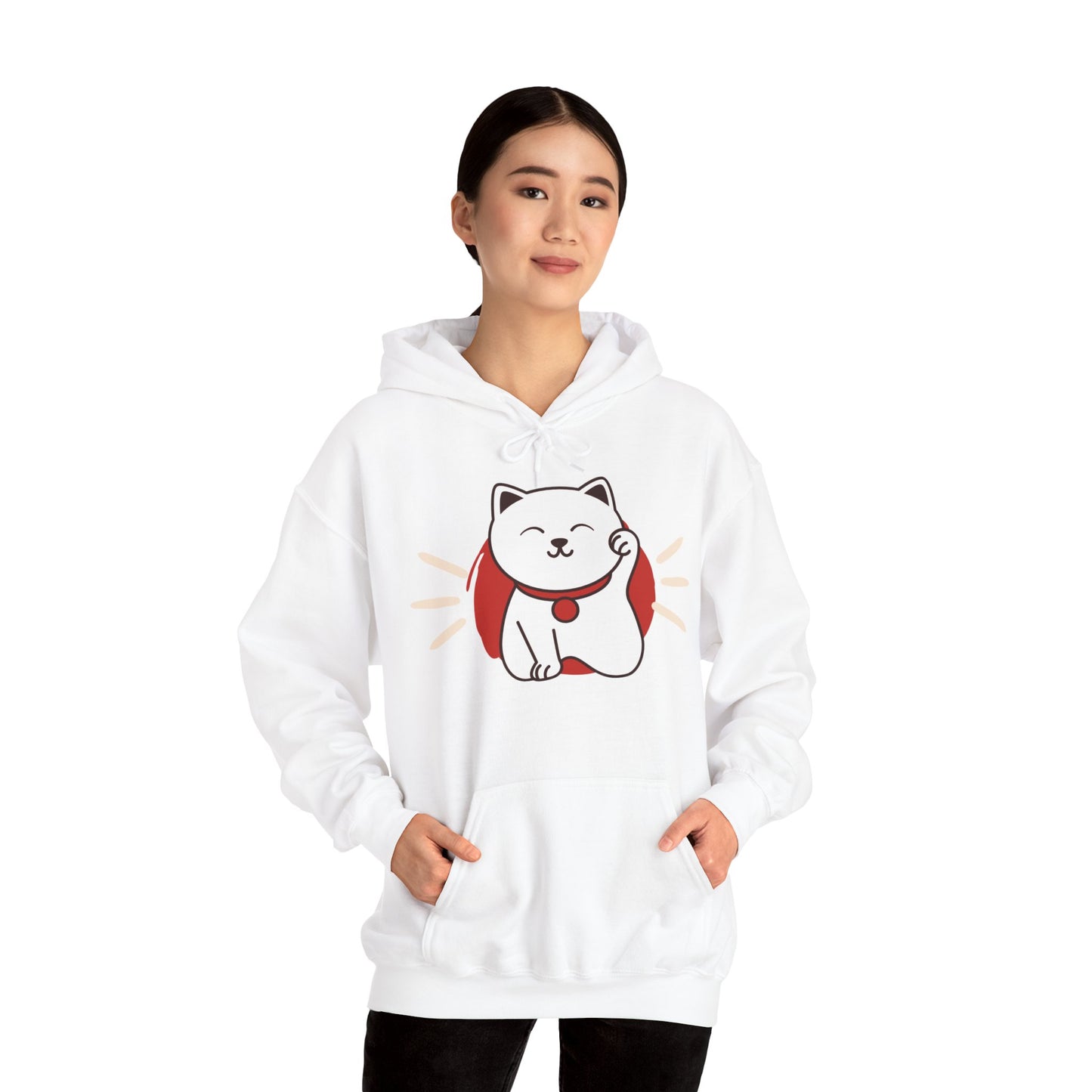 Sweat à capuche Maneki Neko