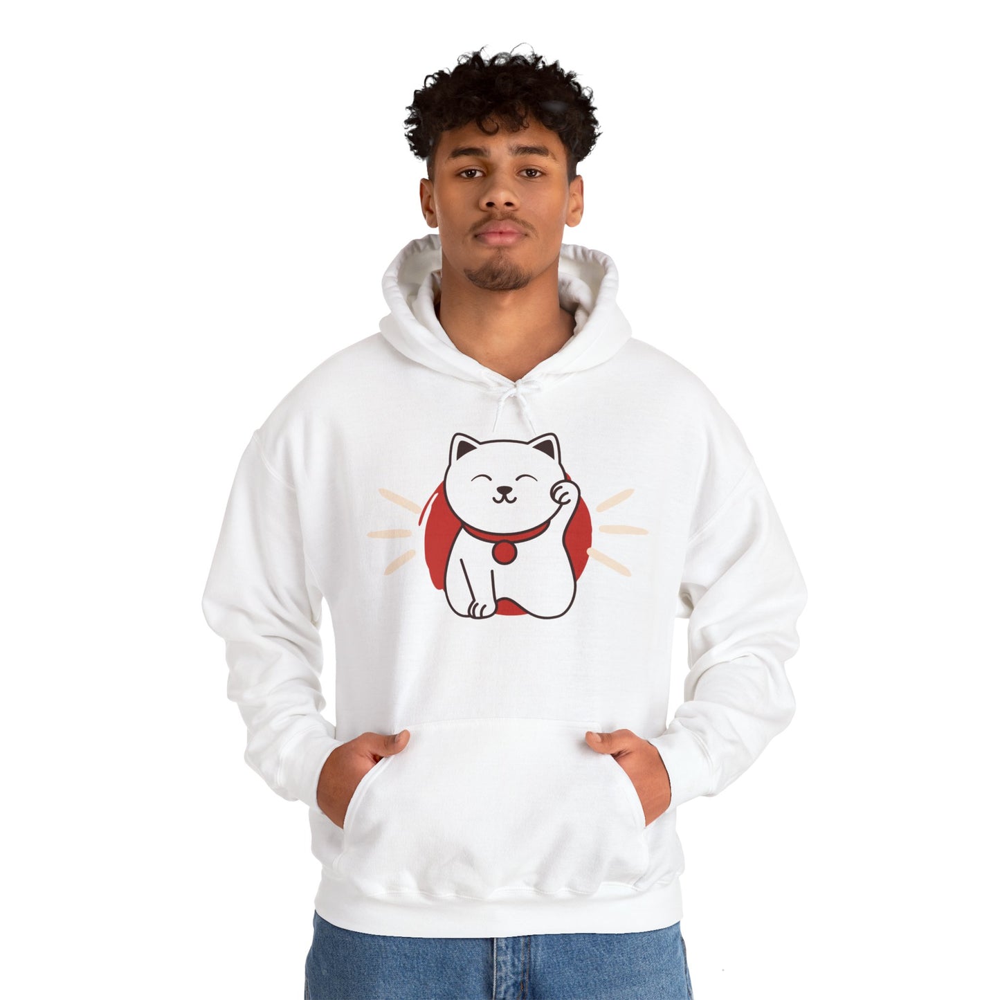 Sweat à capuche Maneki Neko