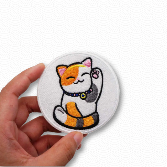 Patch Maneki Neko à coudre