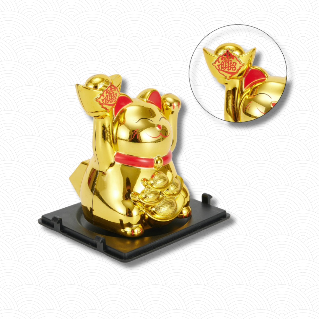 Porte_bonheur_japonais_solaire_or 1