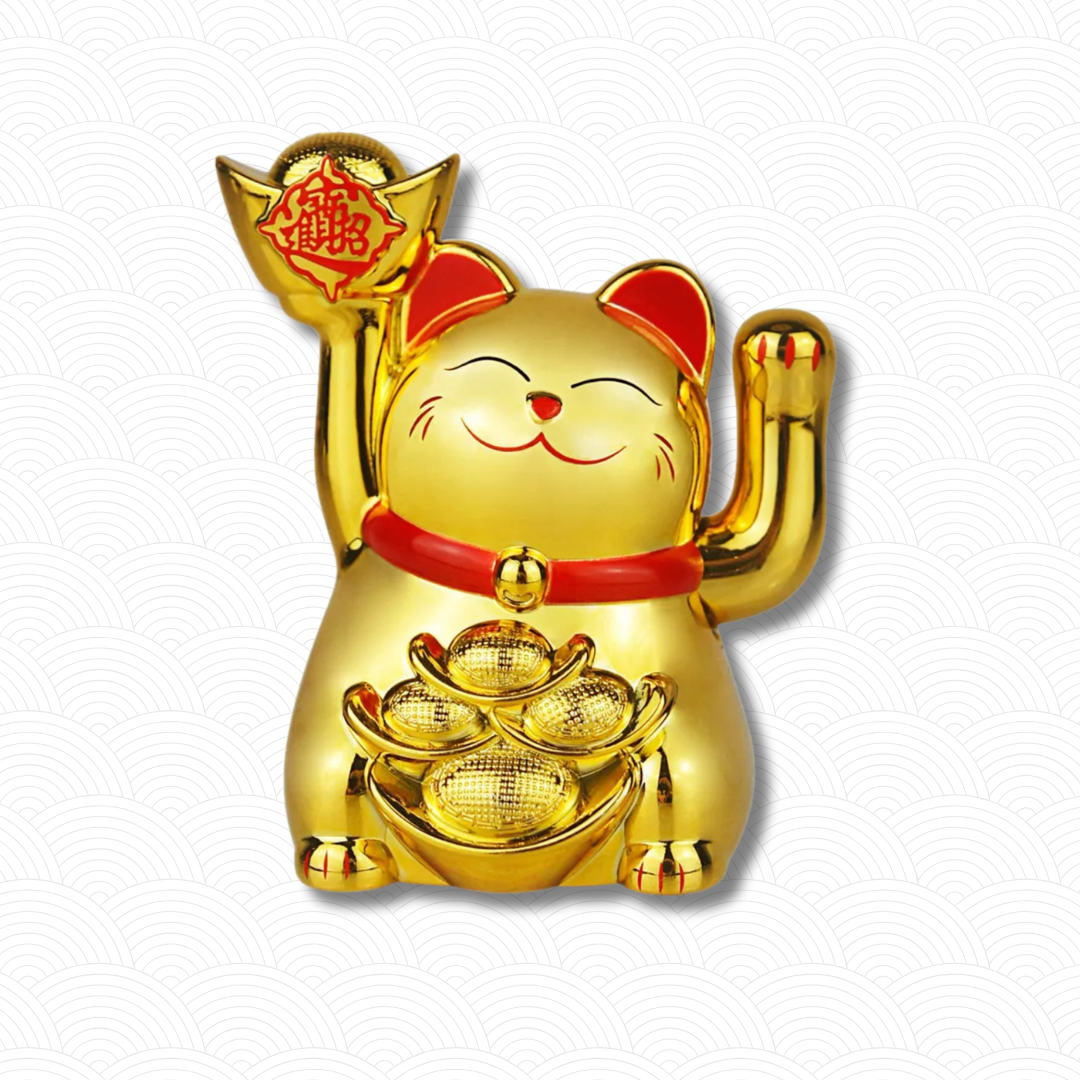 Porte_bonheur_japonais_solaire_or 4