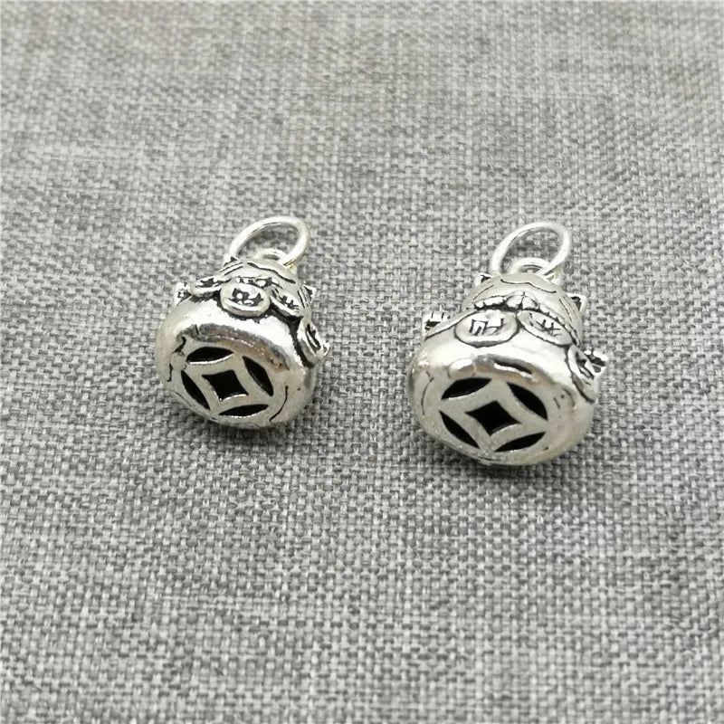 Charms bracelet en argent 925Sterling Maneki Neko