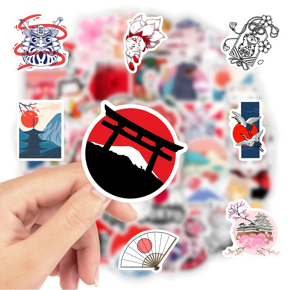 Autocollants Maneki Neko Pack 3