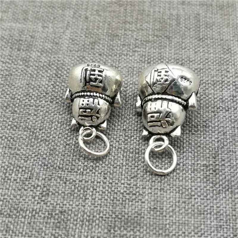 Charms bracelet en argent 925Sterling Maneki Neko