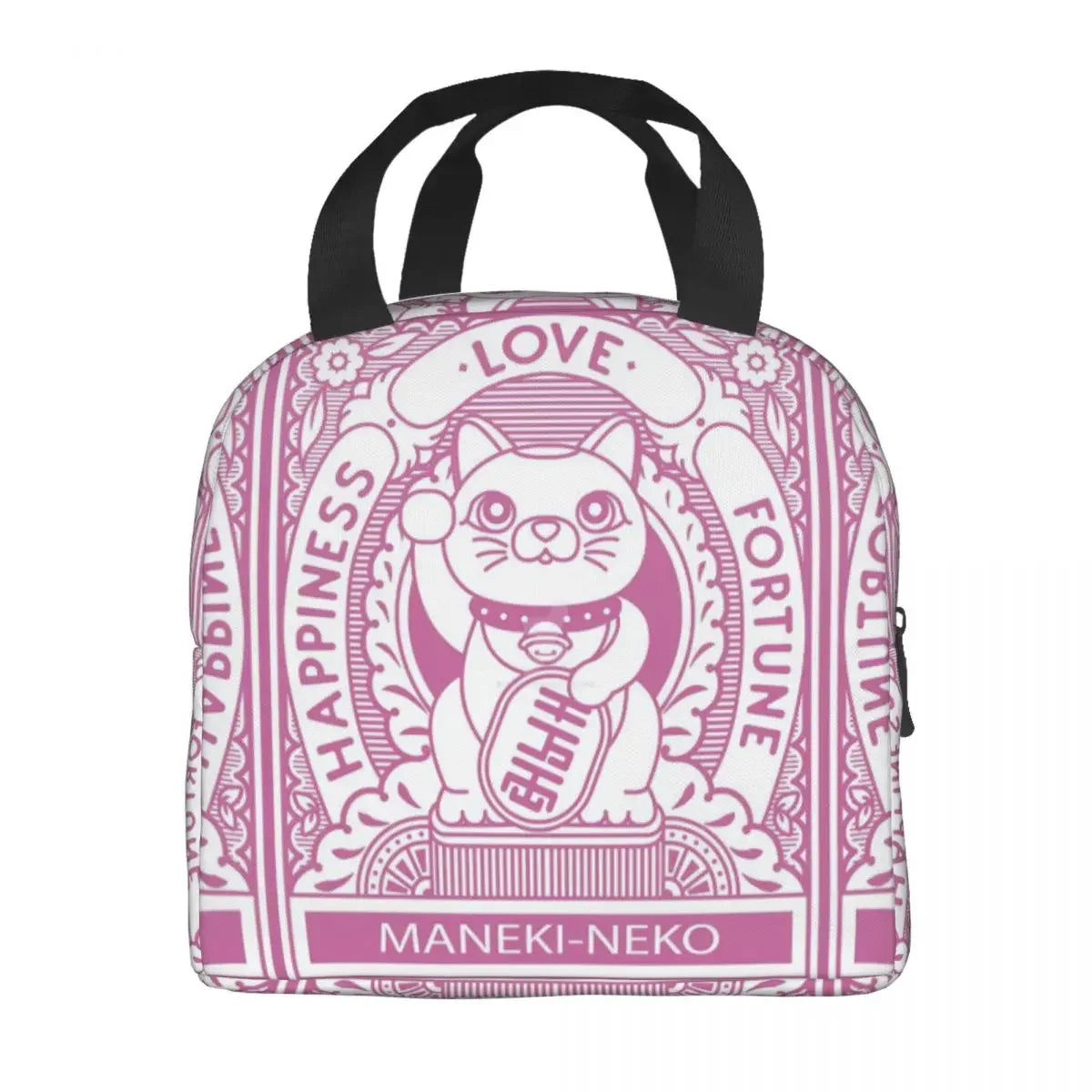Sac isotherme Maneki Neko Noir et Rouge