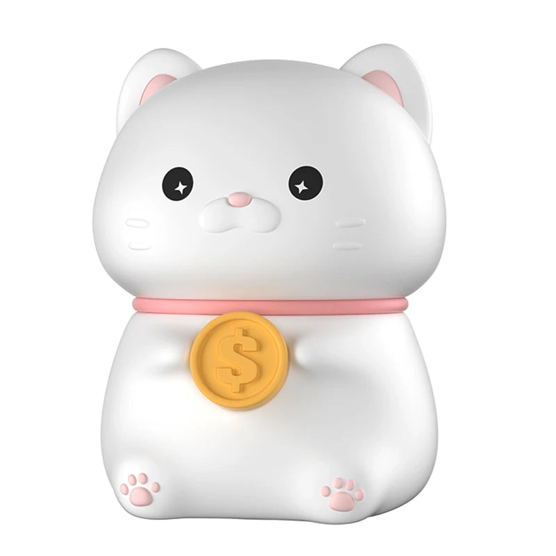 Veilleuse chat chanceux Dollar $