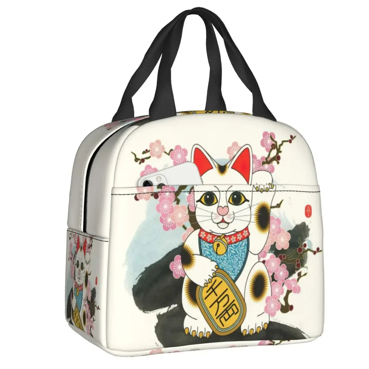 Sac isotherme Maneki Neko Ocre
