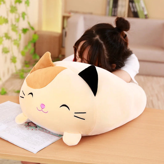Peluche chat porte bonheur