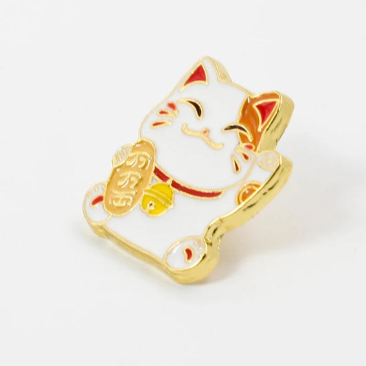 Pins Maneki Neko Rouge patte droite