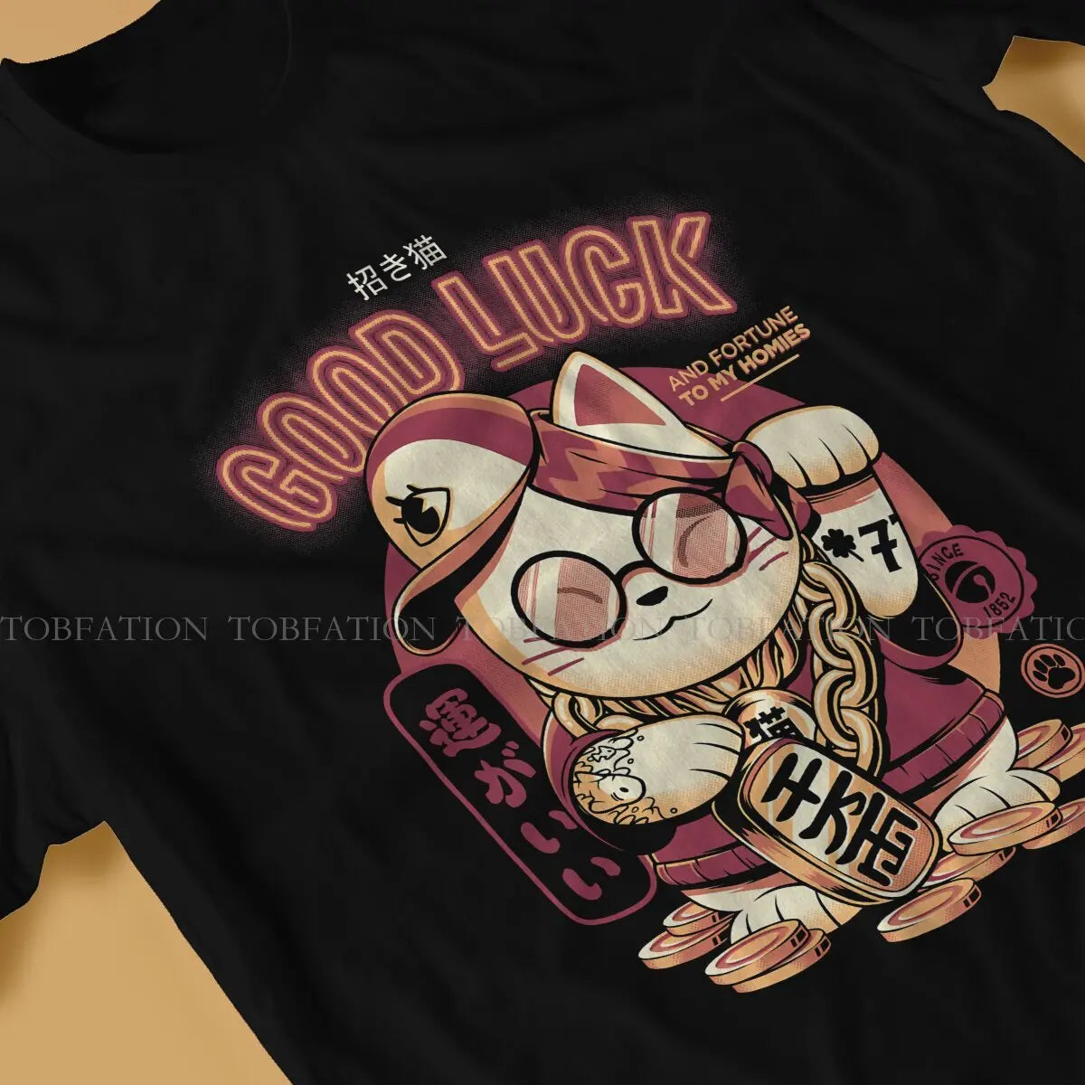 T-shirt Maneki Neko Urban style