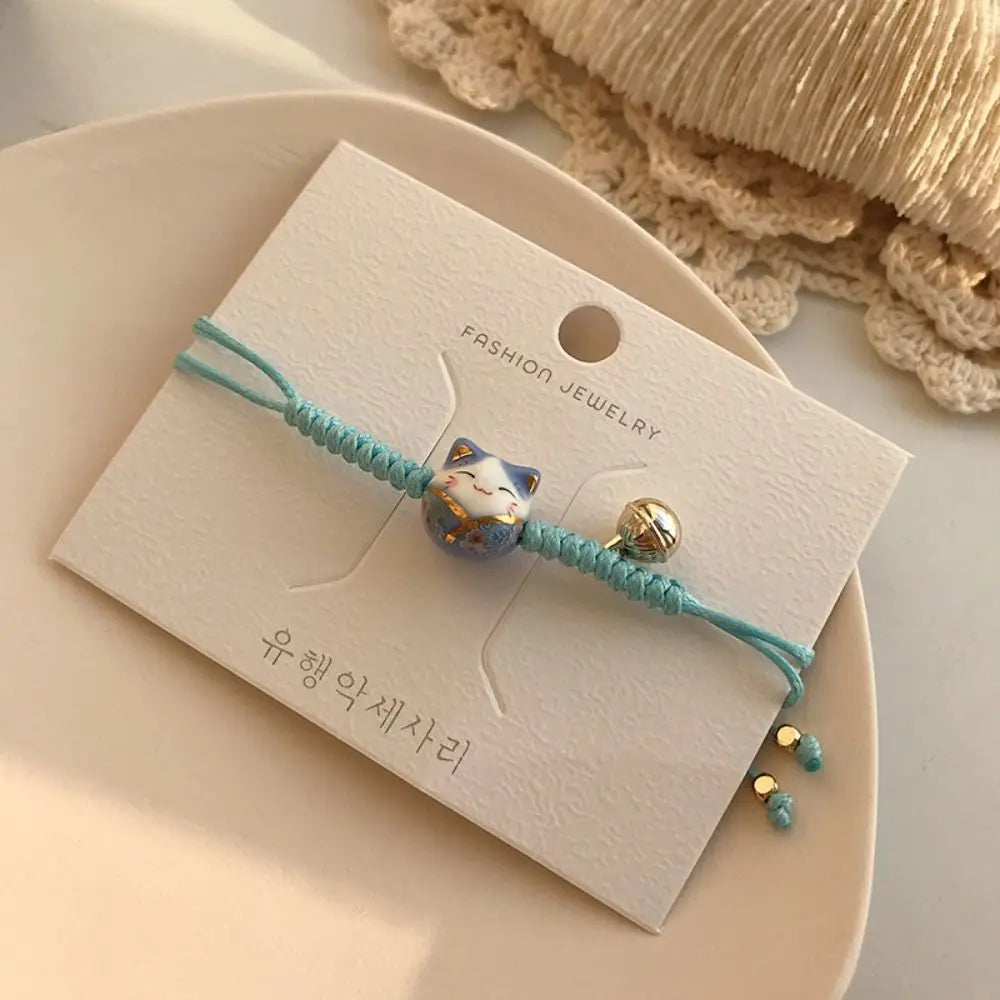 Bracelet Maneki Neko jaune