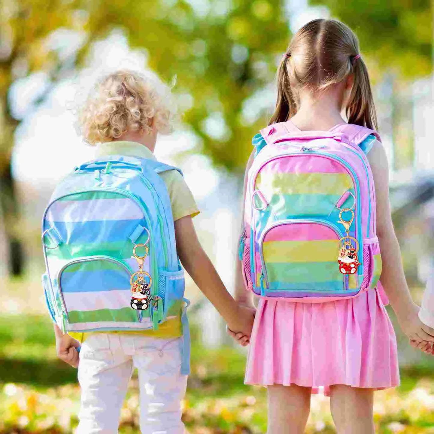 Porte clef Lucky Cat rouge