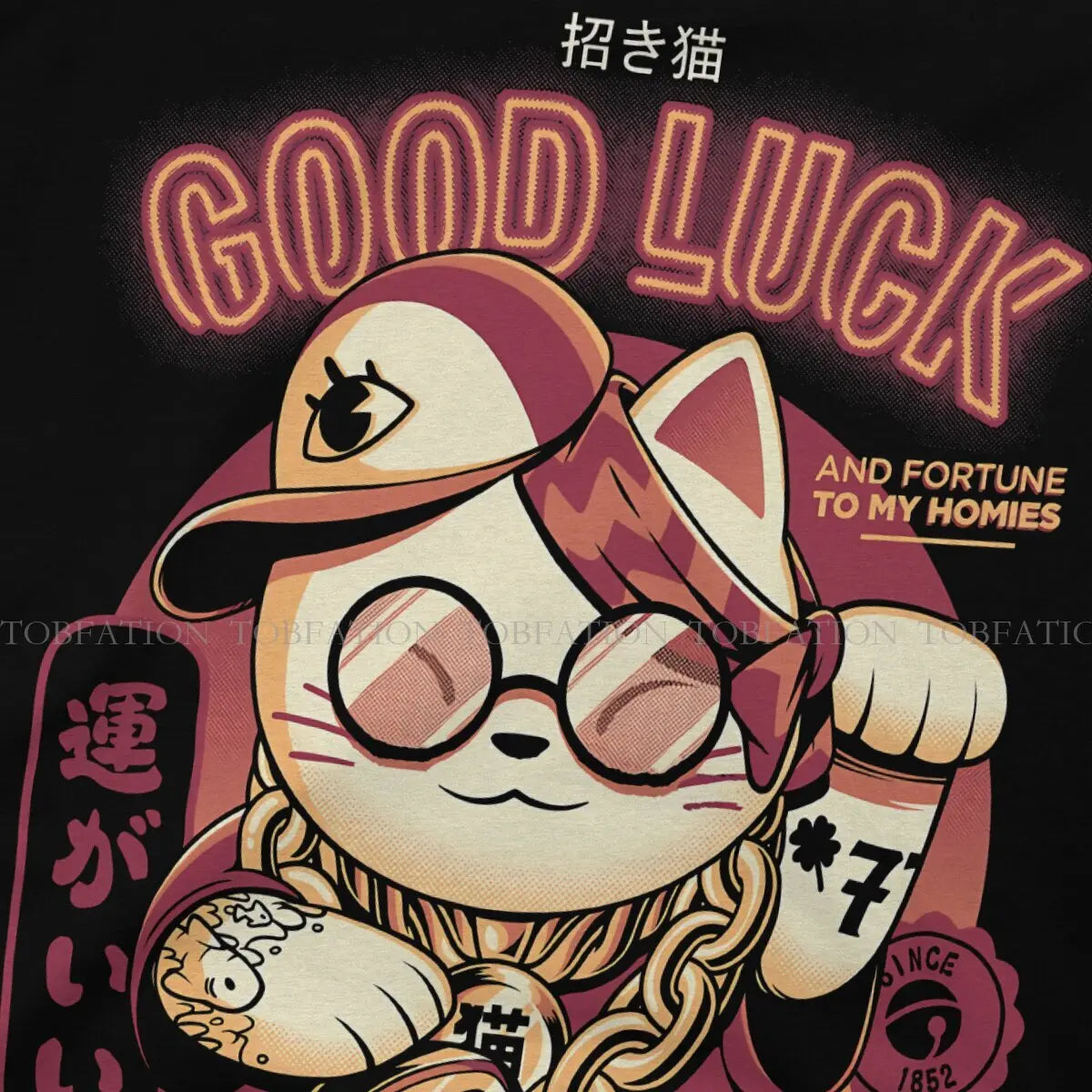 T-shirt Maneki Neko Urban style
