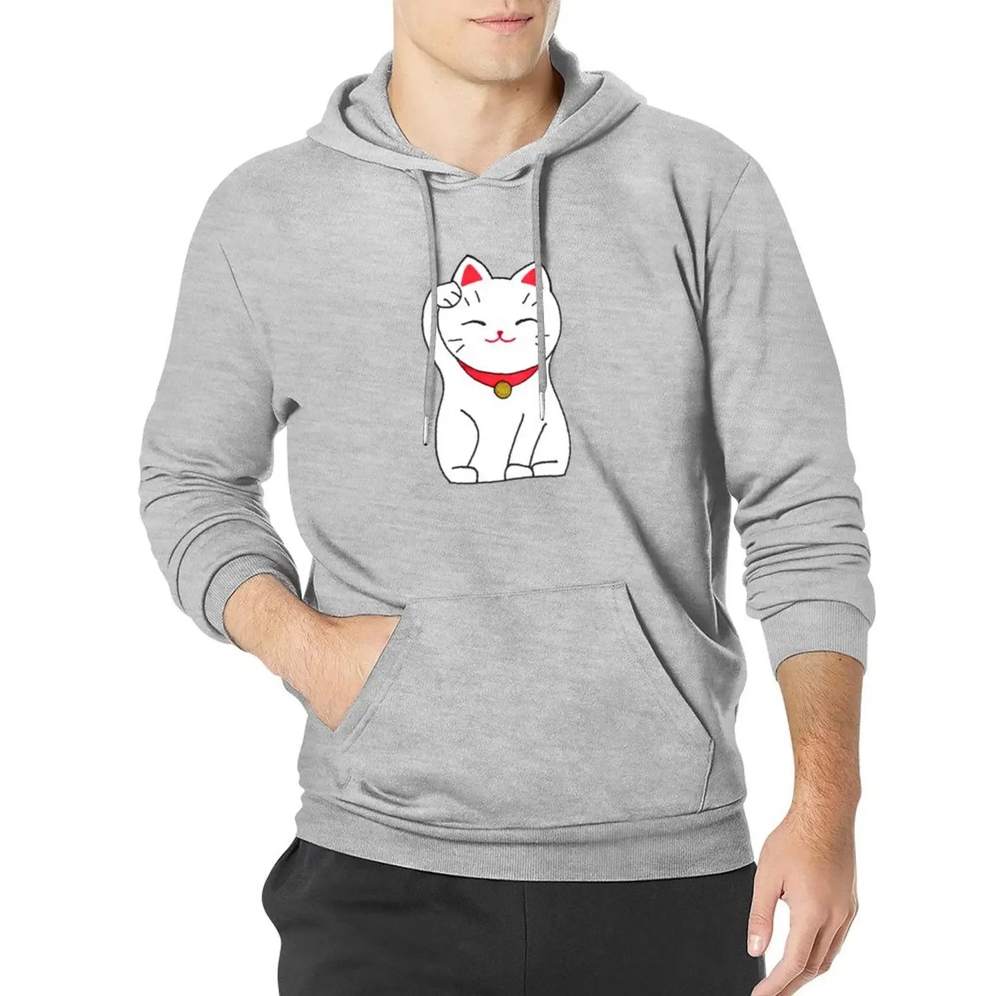 Sweat  à capuche Maneki Neko kawaï