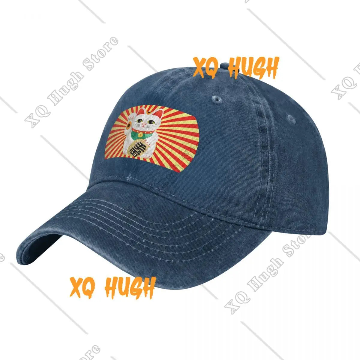 Casquette Maneki Neko Baseball Vintage "Puissance"