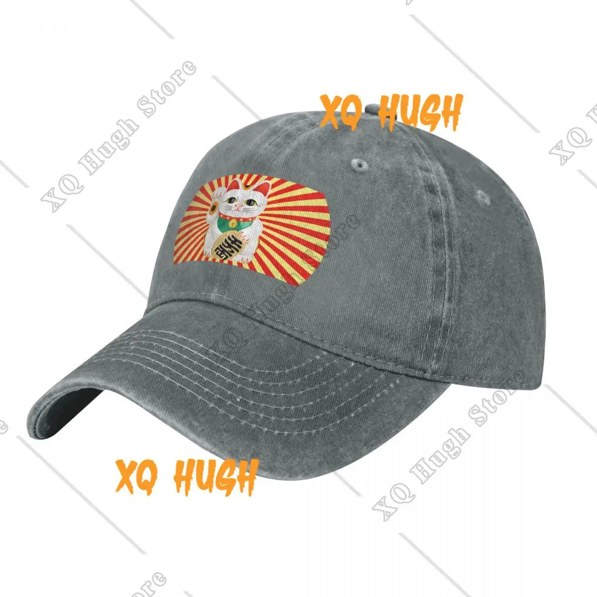 Casquette Maneki Neko Baseball Vintage "Puissance"
