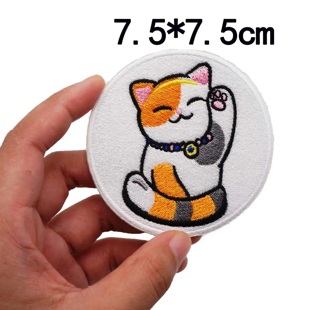 Patch Maneki Neko à coudre