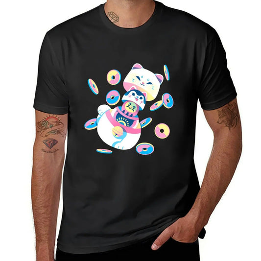 T-Shirt chat Maneki Neko du futur