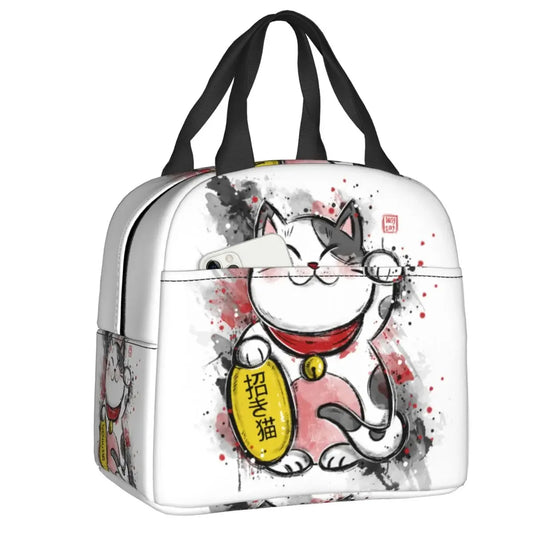 Sac isotherme Maneki Neko Blanc