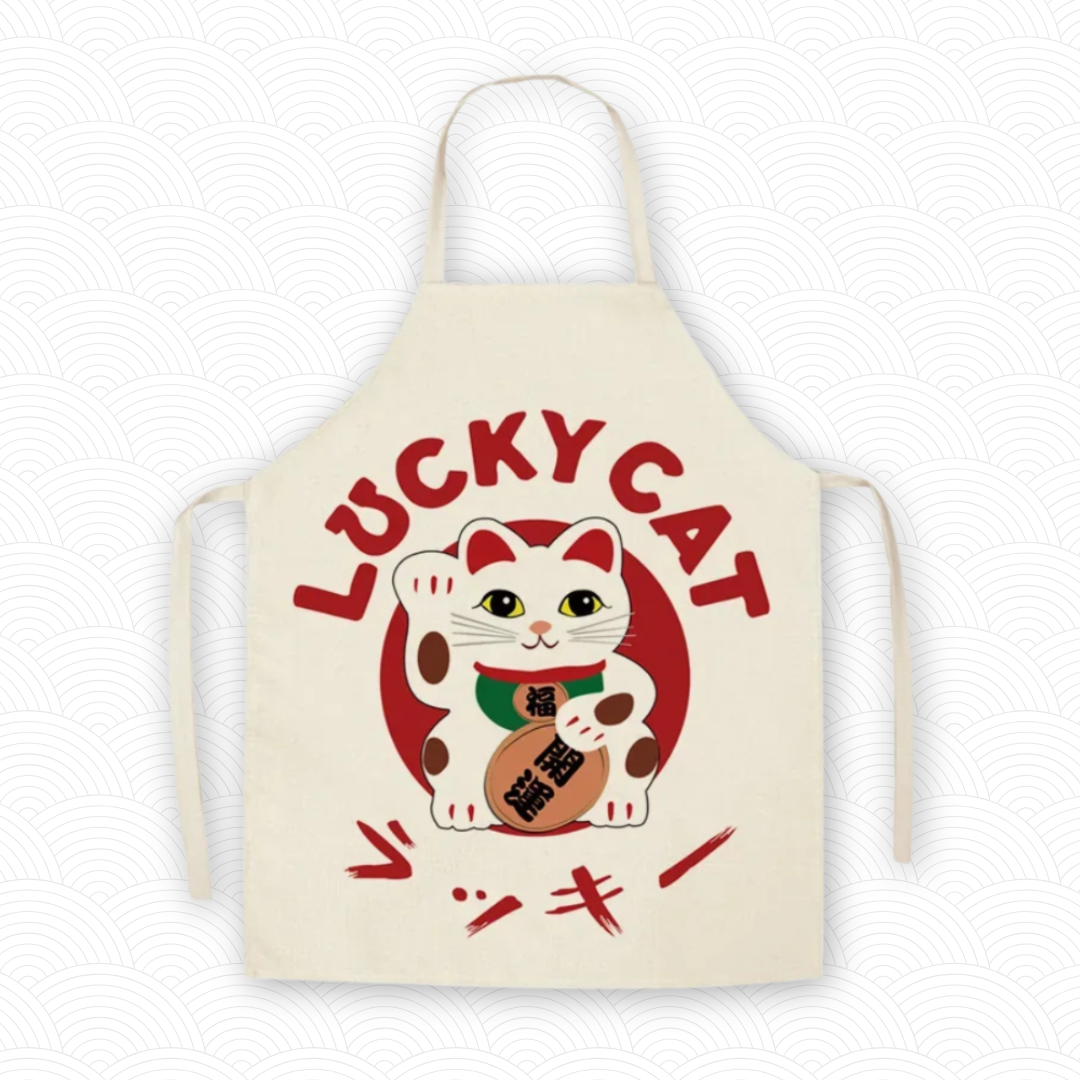 Tablier de cuisine Lucky cat