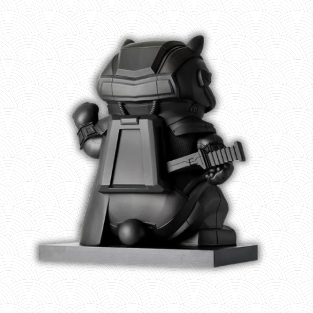 Maneki Neko du futur Cyberpunk Noir