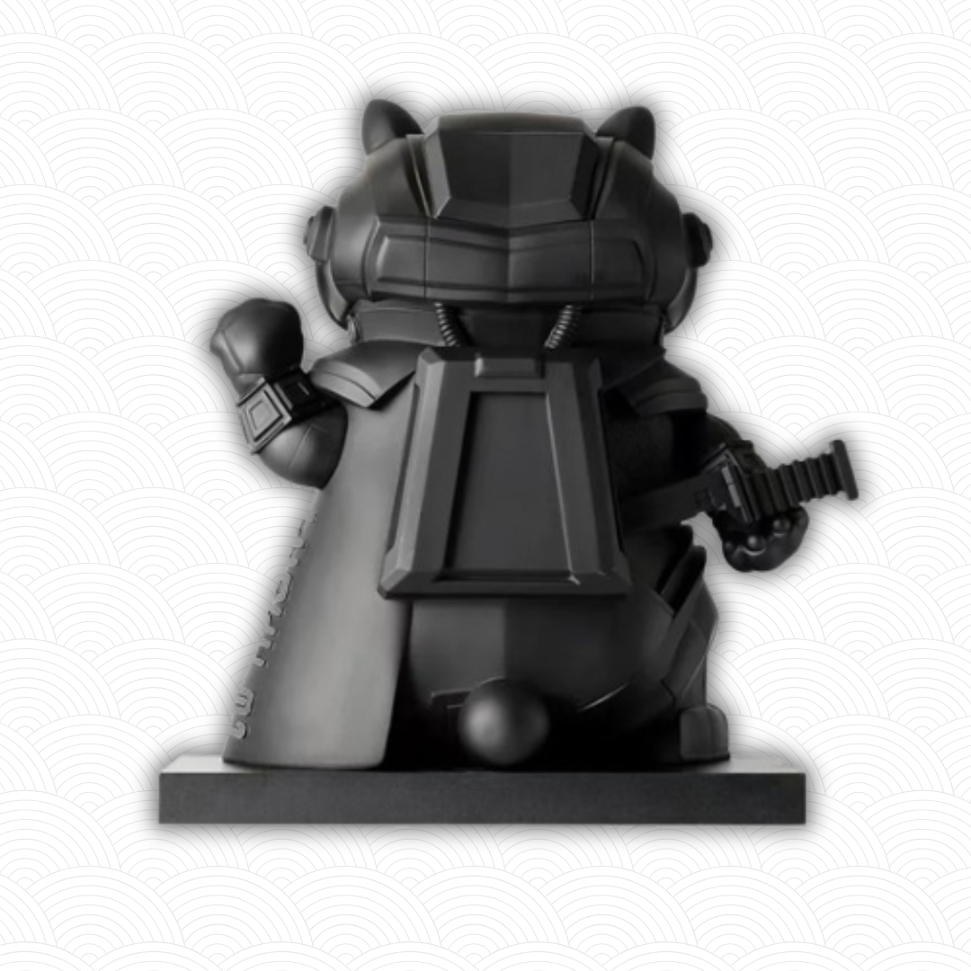 Maneki Neko du futur Cyberpunk Noir