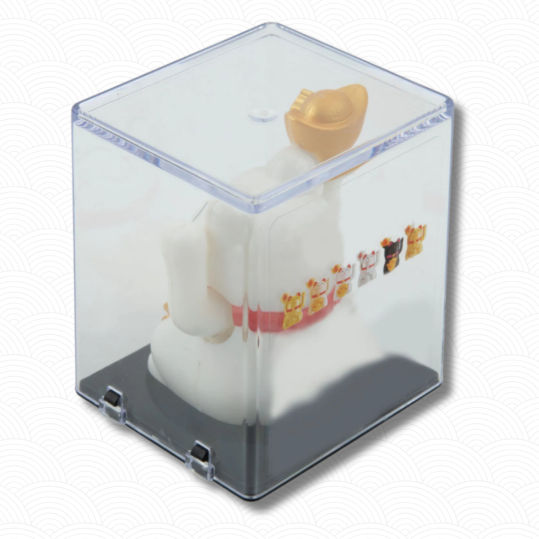 Porte bonheur japonais solaire blanc