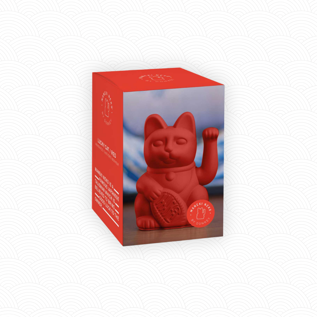 Maneki Neko Rouge design<br>Lucky cat Rouge