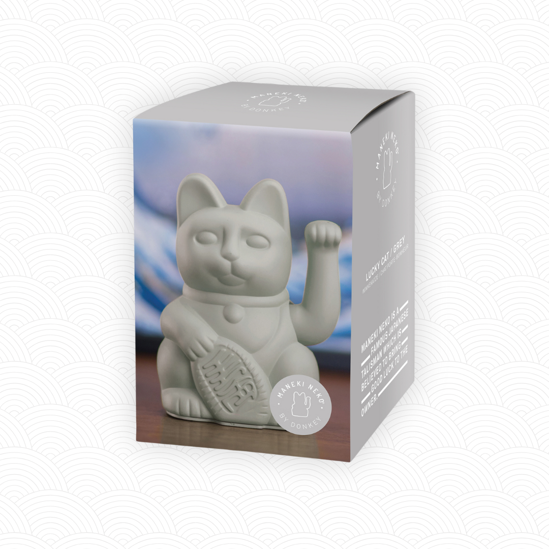 Maneki Neko Gris design<br>Lucky cat Gris