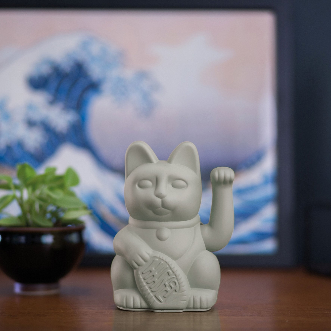 Maneki Neko Gris design<br>Lucky cat Gris