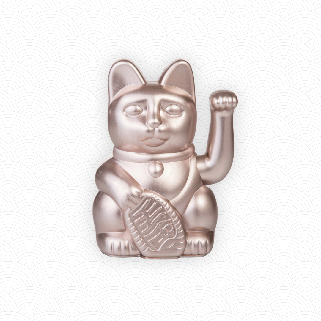 Maneki Neko Rose brillant<br>Lucky cat Moonlight