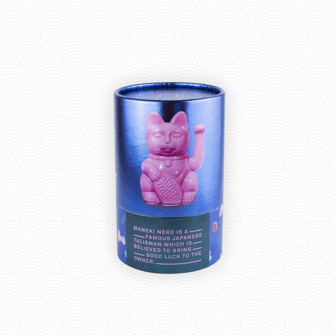 Maneki Neko "Miami" Rose brillant <br>Lucky cat Miami glossy Pink