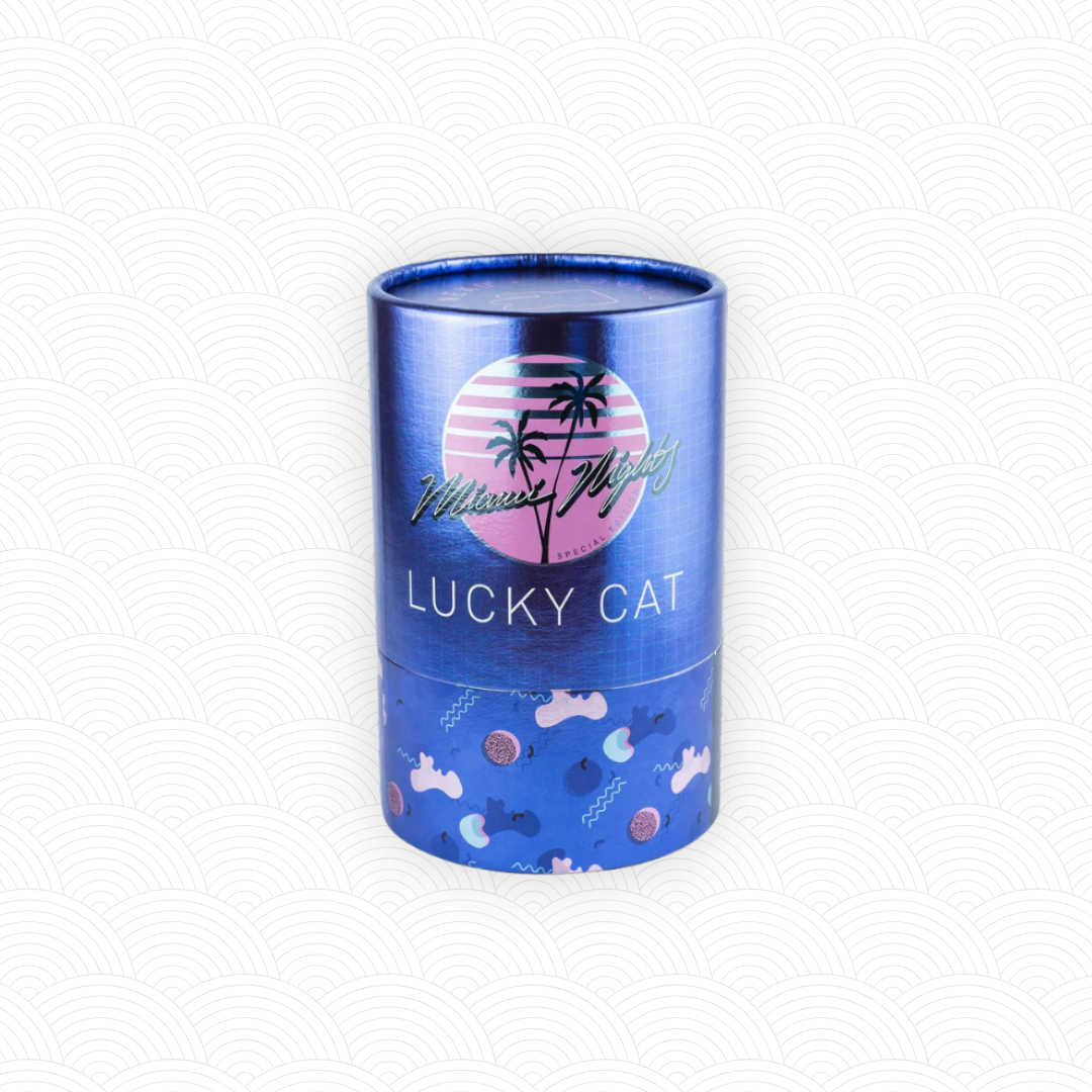 Maneki Neko "Miami" Rose brillant <br>Lucky cat Miami glossy Pink