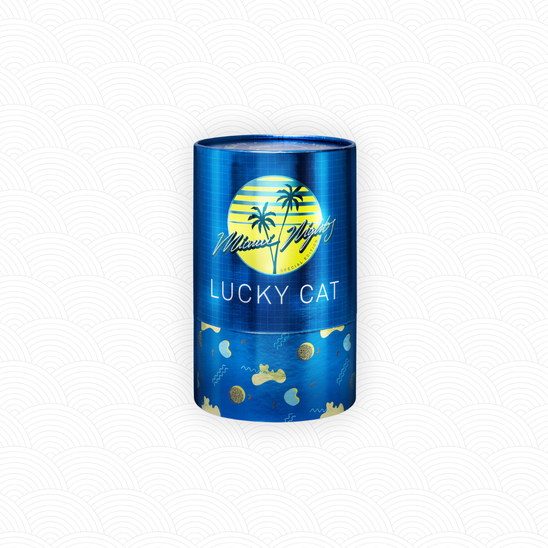 Maneki Neko "Miami" Jaune brillant <br>Lucky cat Miami glossy Yellow