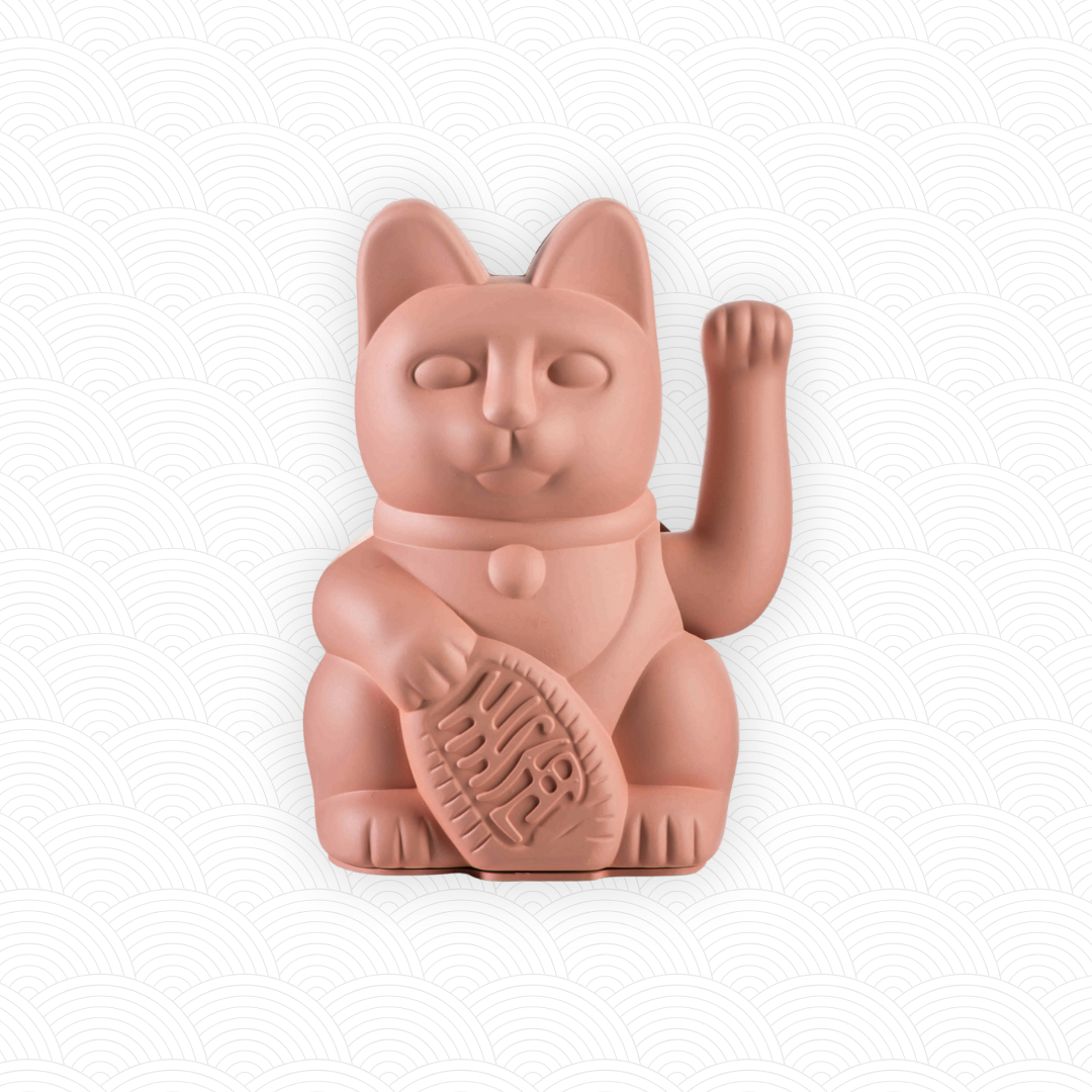Maneki Neko Rose design<br>Lucky cat Rose