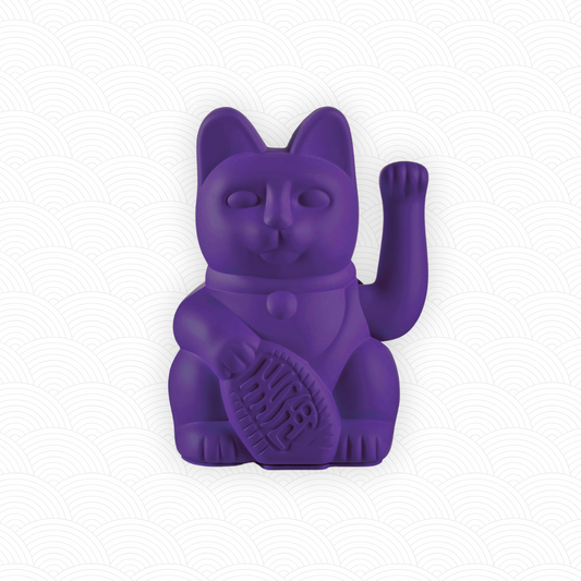 Maneki Neko Violet design<br>Lucky cat Violet