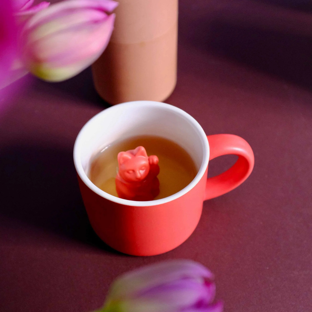 Maneki Neko mug Rouge