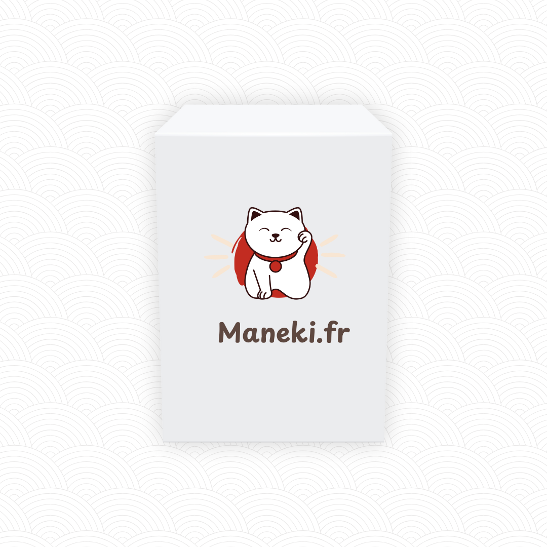 Mini figurine décorative Maneki Neko rose